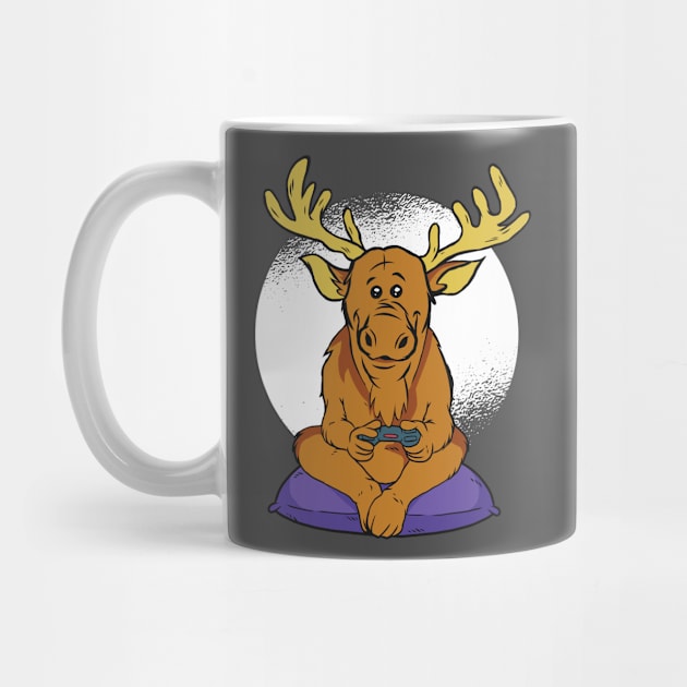 Elk Videogamer by HotspotMerchandise